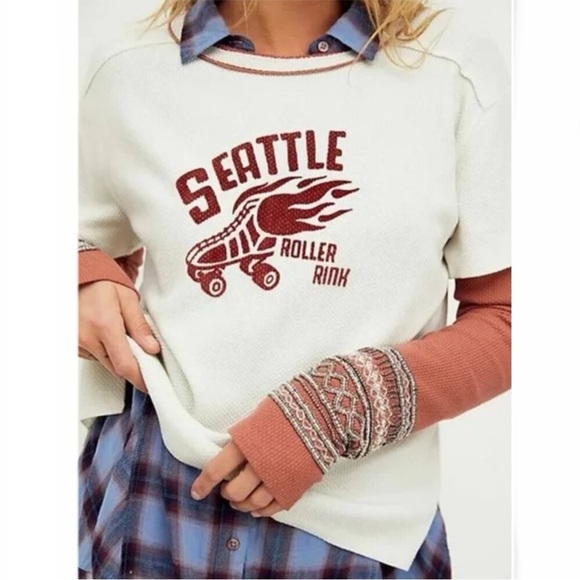 Free People For The Love of Geo Twofer Thermal (Seattle) - Picture 1 of 9